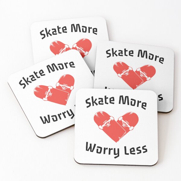 Item preview,  Skate More Worry Less - Funny Skating designed and sold by HappyArts90.