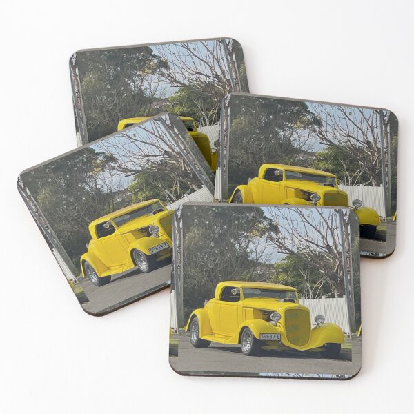 Item preview, Yellowed Vintage Car designed and sold by KazM.
