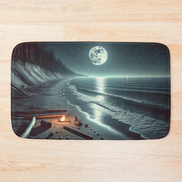 Item preview, Moonlit Beach Serenity designed and sold by QuirkWears.