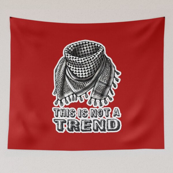 Item preview, This Is Not a Trend - Keffiyeh Design designed and sold by ArabicMerch.