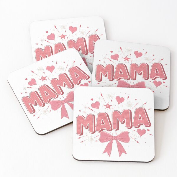 Item preview, Valentine Mama coquette, Pink Bow  designed and sold by FunnyShop4you.