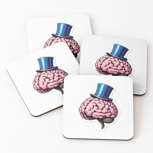 Item preview, Brain with a Top Hat designed and sold by artistspark.