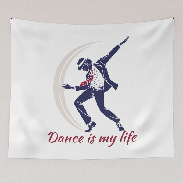 Item preview, Dance is My Life - Passionate Dance Art Design designed and sold by Colorful-Garden.