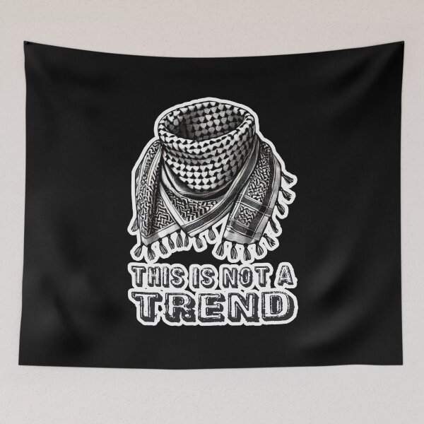 Item preview, This Is Not a Trend - Keffiyeh Design designed and sold by ArabicMerch.