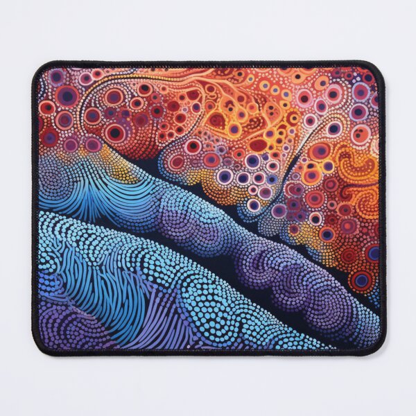 Item preview, Aboriginal Inspired Dot Art - Quintessence Of Blue Red designed and sold by GrinGalore.