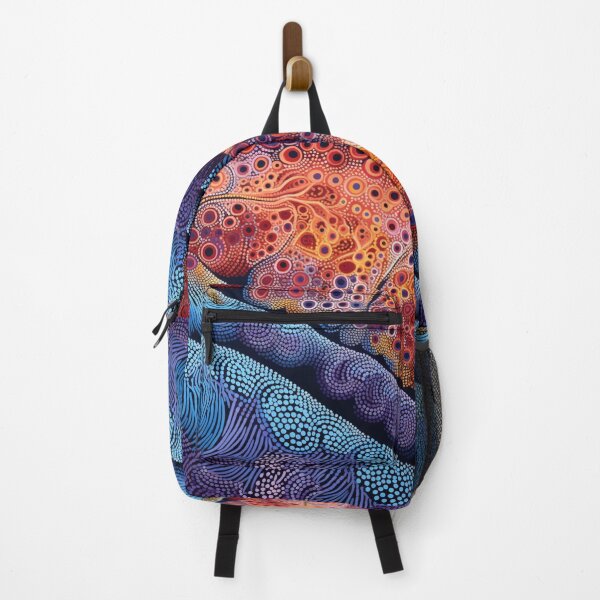 Item preview, Aboriginal Inspired Dot Art - Quintessence Of Blue Red designed and sold by GrinGalore.