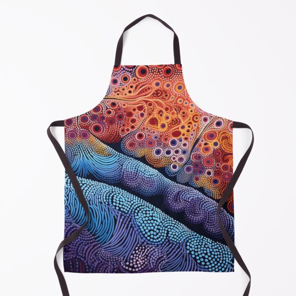 Item preview, Aboriginal Inspired Dot Art - Quintessence Of Blue Red designed and sold by GrinGalore.
