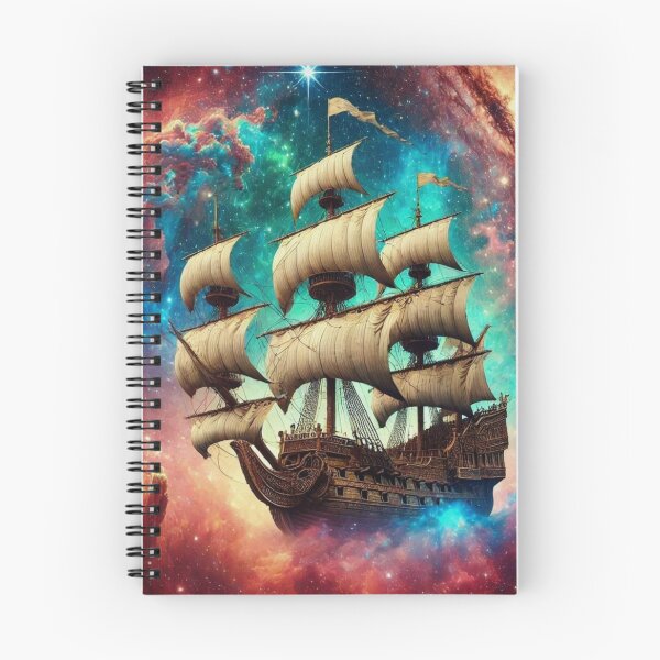 Item preview, Cosmic Voyage – Sailing Ship in Space designed and sold by Dogandesighn.