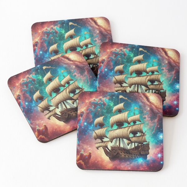 Item preview, Cosmic Voyage – Sailing Ship in Space designed and sold by Dogandesighn.