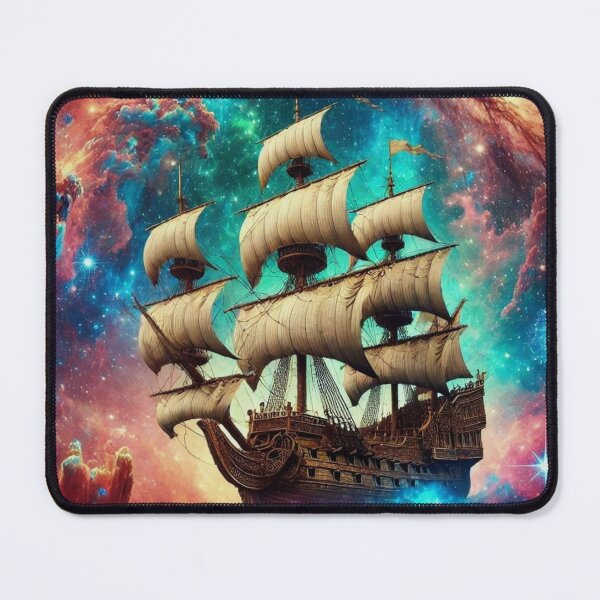 Item preview, Cosmic Voyage – Sailing Ship in Space designed and sold by Dogandesighn.