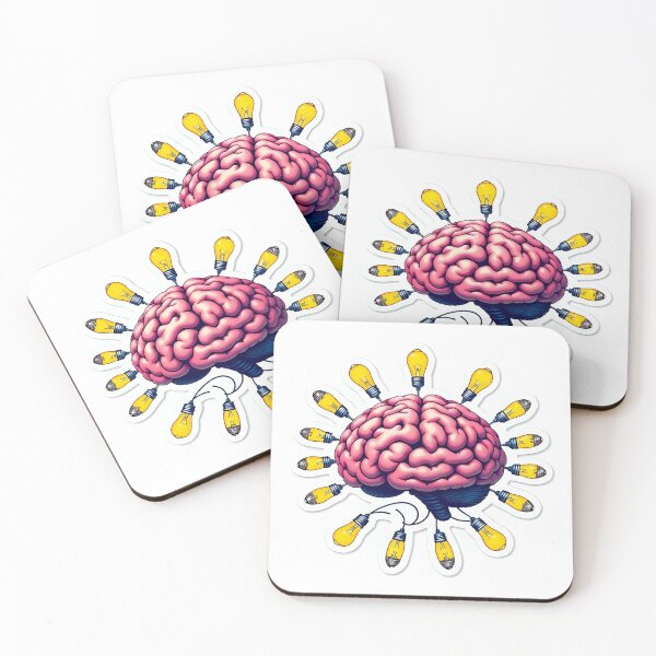 Item preview, Brain Surrounded by Lightbulbs designed and sold by artistspark.