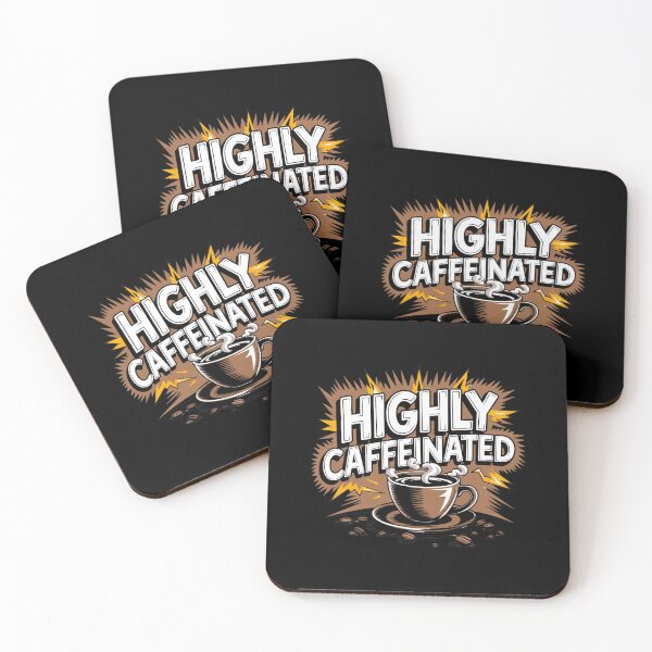 Item preview, highly caffeinated designed and sold by Mateusz Majcherek.