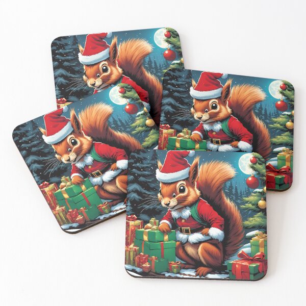 Item preview, Red Squirrel as a Cheeky Christmas Elf designed and sold by Colin Bentham.