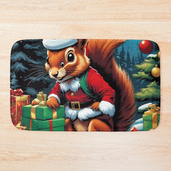 Item preview, Red Squirrel as a Cheeky Christmas Elf designed and sold by Colin Bentham.