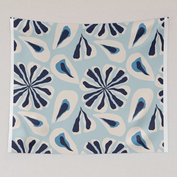 Item preview, Abstract Oyster Shells designed and sold by BONBcreative.