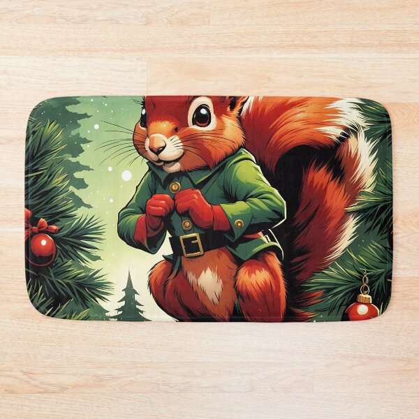 Item preview, Red Squirrel as a Cheeky Christmas Elf designed and sold by Colin Bentham.