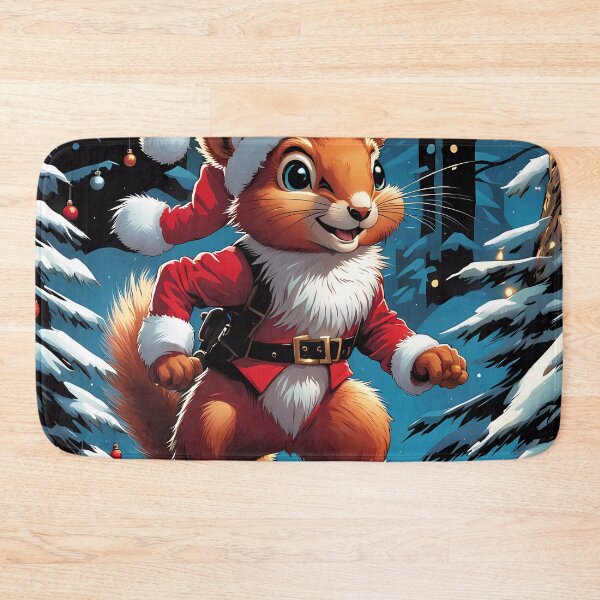 Item preview, Red Squirrel as a Cheeky Christmas Elf designed and sold by Colin Bentham.
