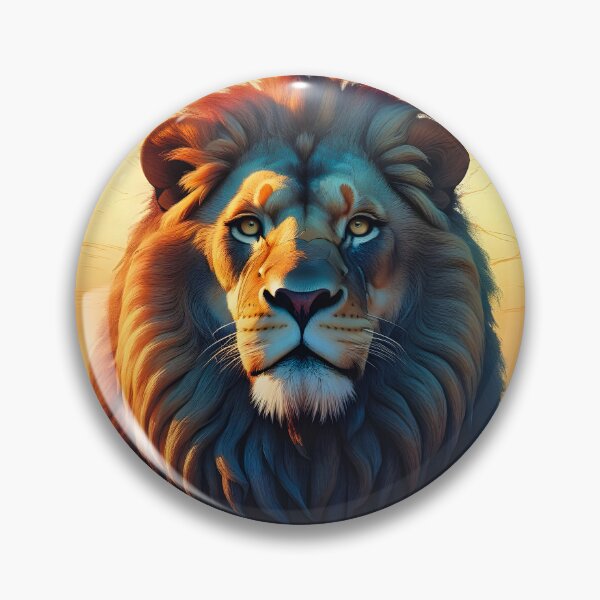 Item preview, Lion's head in the sunset designed and sold by Marcu Ioachim.