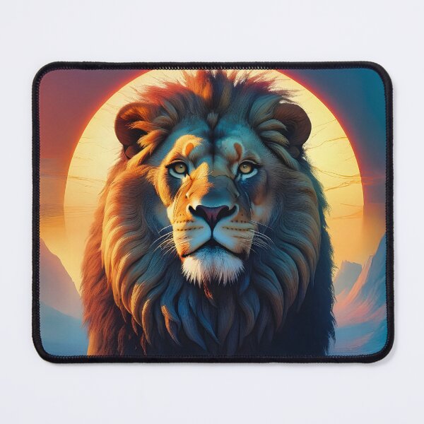 Item preview, Lion's head in the sunset designed and sold by Marcu Ioachim.