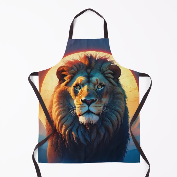 Item preview, Lion's head in the sunset designed and sold by Marcu Ioachim.
