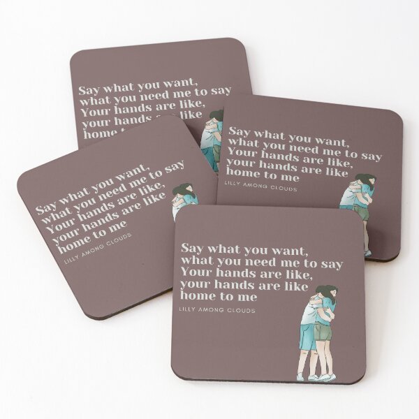Item preview, Your Hands Are Like Home Lilly among clouds fan art designed and sold by Etaipal.