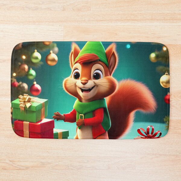 Item preview, Red Squirrel as a Cheeky Christmas Elf designed and sold by Colin Bentham.