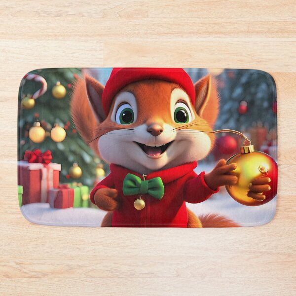 Item preview, Red Squirrel as a Cheeky Christmas Elf designed and sold by Colin Bentham.