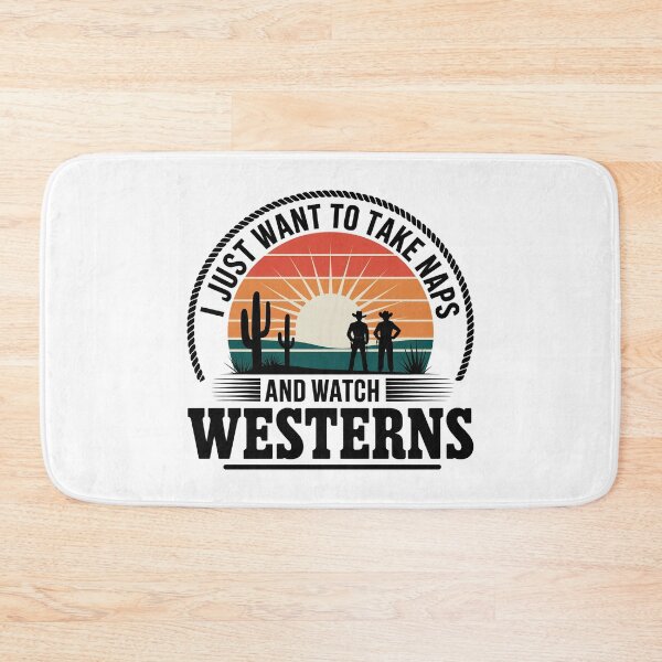 Item preview, I Just Want To Take Naps And Watch Westerns - It's the perfect gift for fans of Westerns and relaxing moments. designed and sold by ZyziowskyArt.