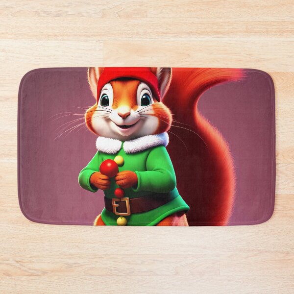 Item preview, Red Squirrel as a Cheeky Christmas Elf designed and sold by Colin Bentham.