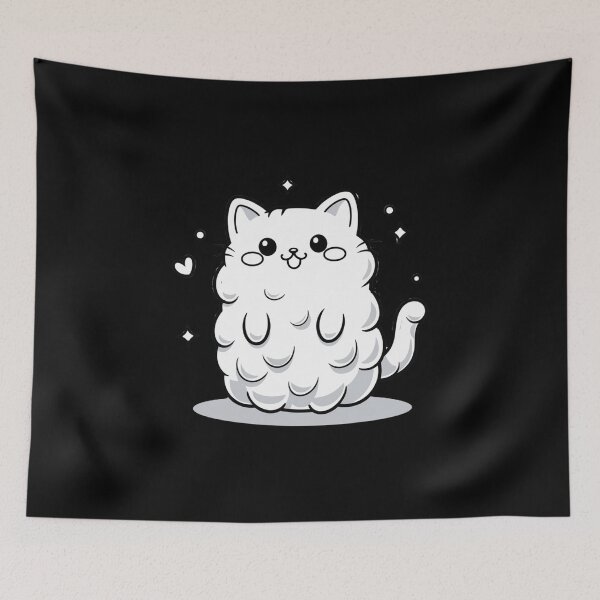 Item preview, marshmallow cat designed and sold by Mateusz Majcherek.
