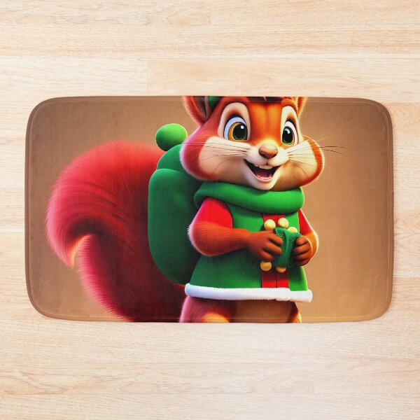 Item preview, Red Squirrel as a Cheeky Christmas Elf designed and sold by Colin Bentham.