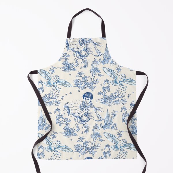 Item preview, Wizarding World Pattern - Young Wizard and Owl Toile de Jouy designed and sold by PricklyBearArt.