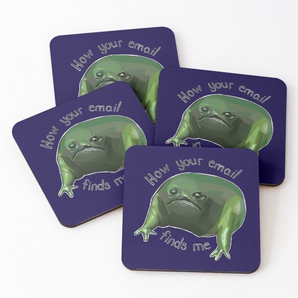 Item preview, How your email finds me rain frog designed and sold by SadhasNost.