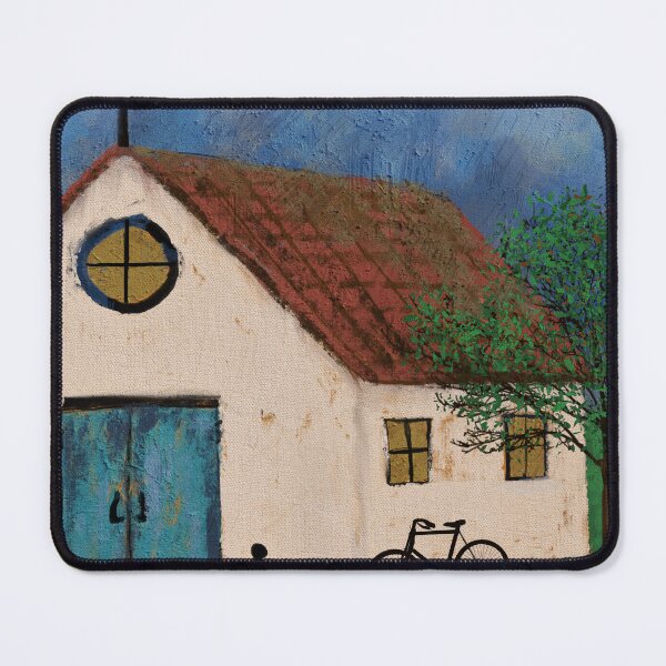 Item preview, Country Church With Blue Doors designed and sold by Jane Domenech.