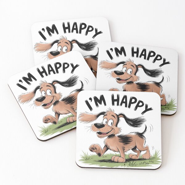 Item preview, Running happy dog designed and sold by wzetart.