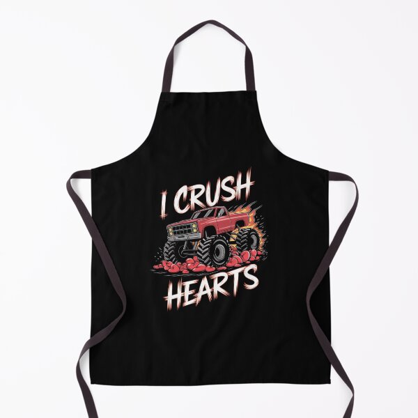 Item preview, I Crush Hearts Valentines Day Monster Truck designed and sold by Mateusz Majcherek.