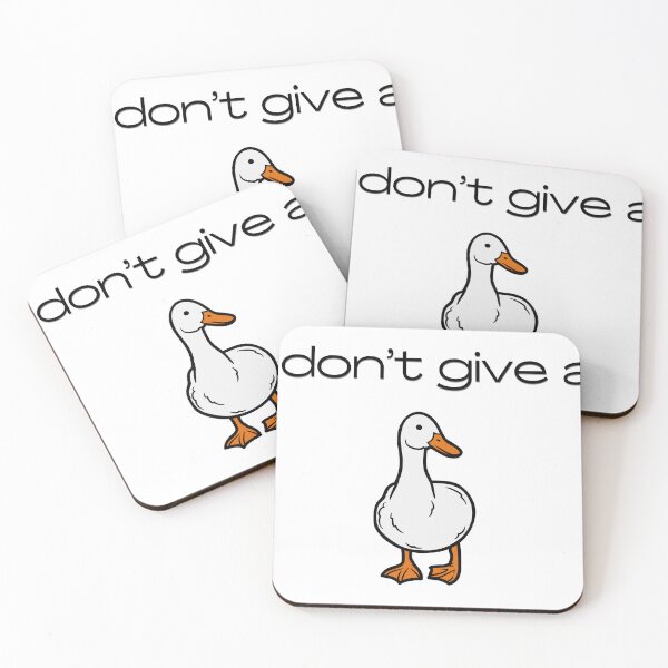 Item preview, I Don't Give A Duck designed and sold by ItsAMugsGame.