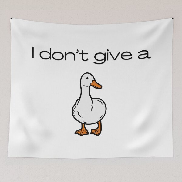 Item preview, I Don't Give A Duck designed and sold by ItsAMugsGame.
