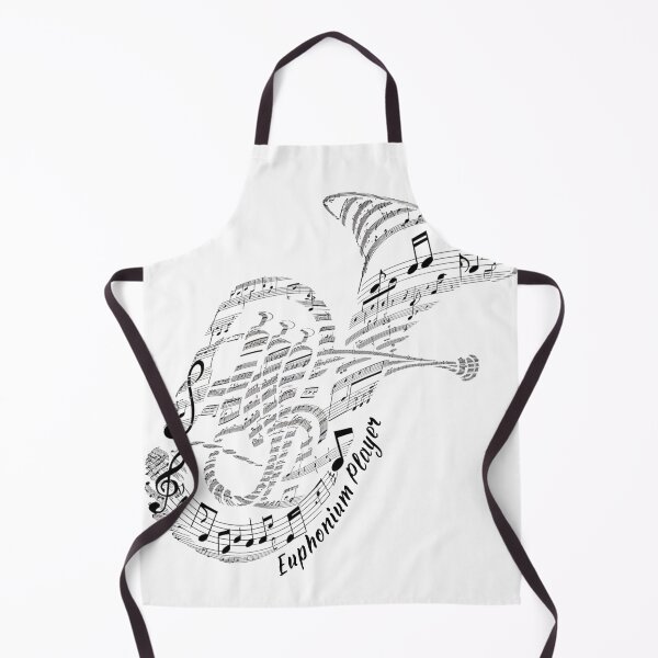 Item preview, Euphonium Player Music Notes T-Shirt designed and sold by ladyindigital.