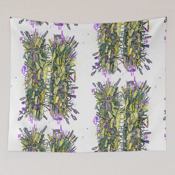 Item preview, Spaceship graffiti painting art designed and sold by Paintbase.