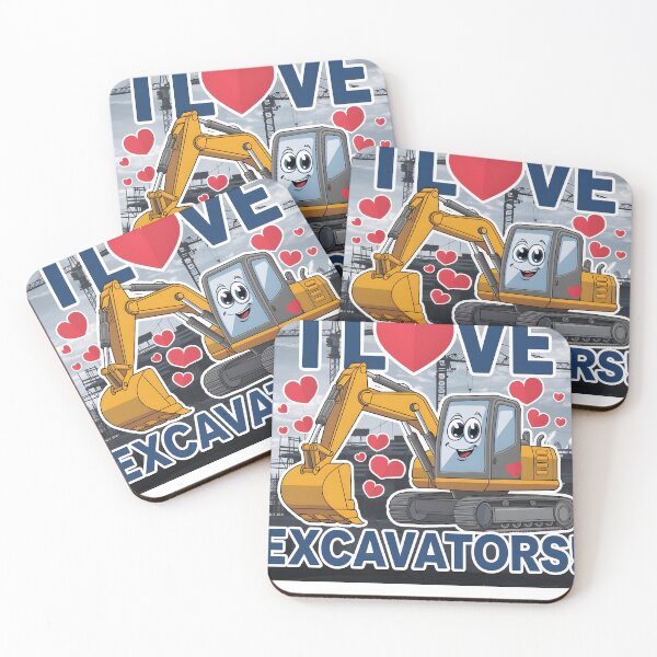 Item preview, I love excavators designed and sold by wzetart.