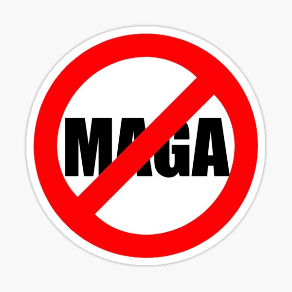 Vista previa del artículo con la obra «Anti-MAGA», diseñado y vendido por ToyoTees.