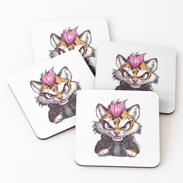 Item preview, Punk Tiger designed and sold by Line Designs By Duck.
