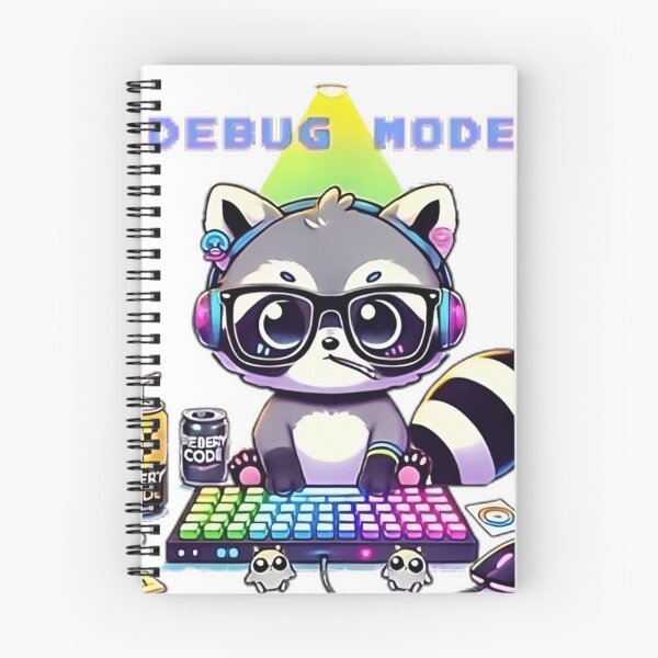 Item preview, Kawaii Raccoon - Debug Mode" designed and sold by Guesso.