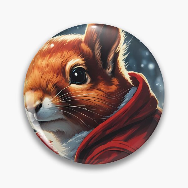 Item preview, Elegant Lady Red Squirrel in a Christmas outfit designed and sold by Colin Bentham.