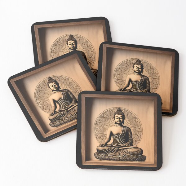 Item preview, Budda Meditation Pyrography designed and sold by Monika Turemka.