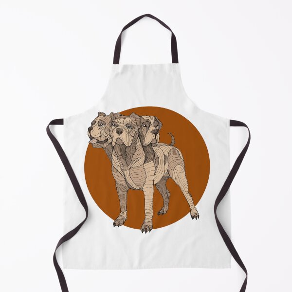 Item preview, Cerberus in the colors of ancient Greek pottery designed and sold by alina-k-design.