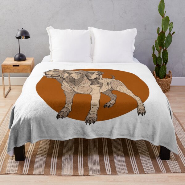Item preview, Cerberus in the colors of ancient Greek pottery designed and sold by alina-k-design.