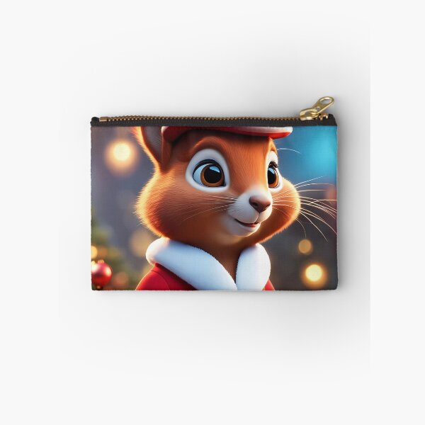 Item preview, Elegant Lady Red Squirrel in a Christmas outfit designed and sold by Colin Bentham.