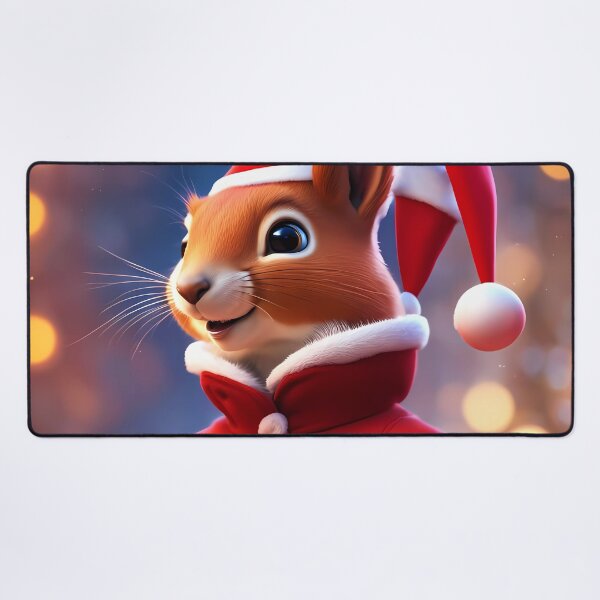 Item preview, Elegant Lady Red Squirrel in a Christmas outfit designed and sold by Colin Bentham.